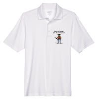 Hold On Partner IM Overstimulated Cowboy Frog Men's Origin Performance Pique Polo