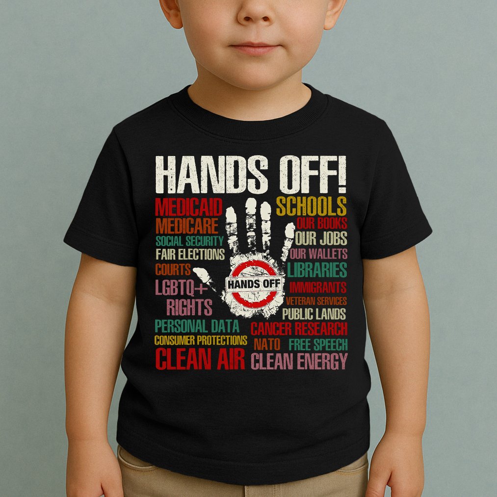 Hands Off Protest Vintage Toddler T-Shirt