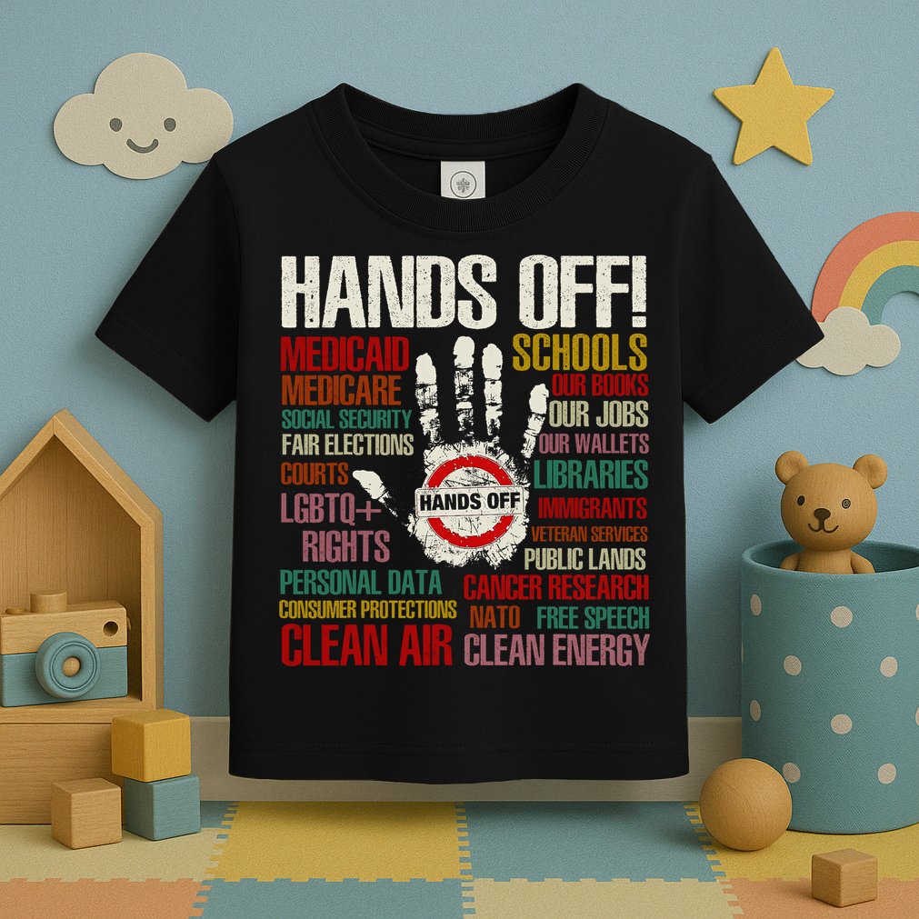 Hands Off Protest Vintage Toddler T-Shirt