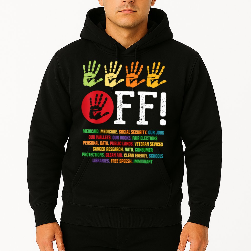 Hands Off Protest Social Security And Medicare Protest Hoodie