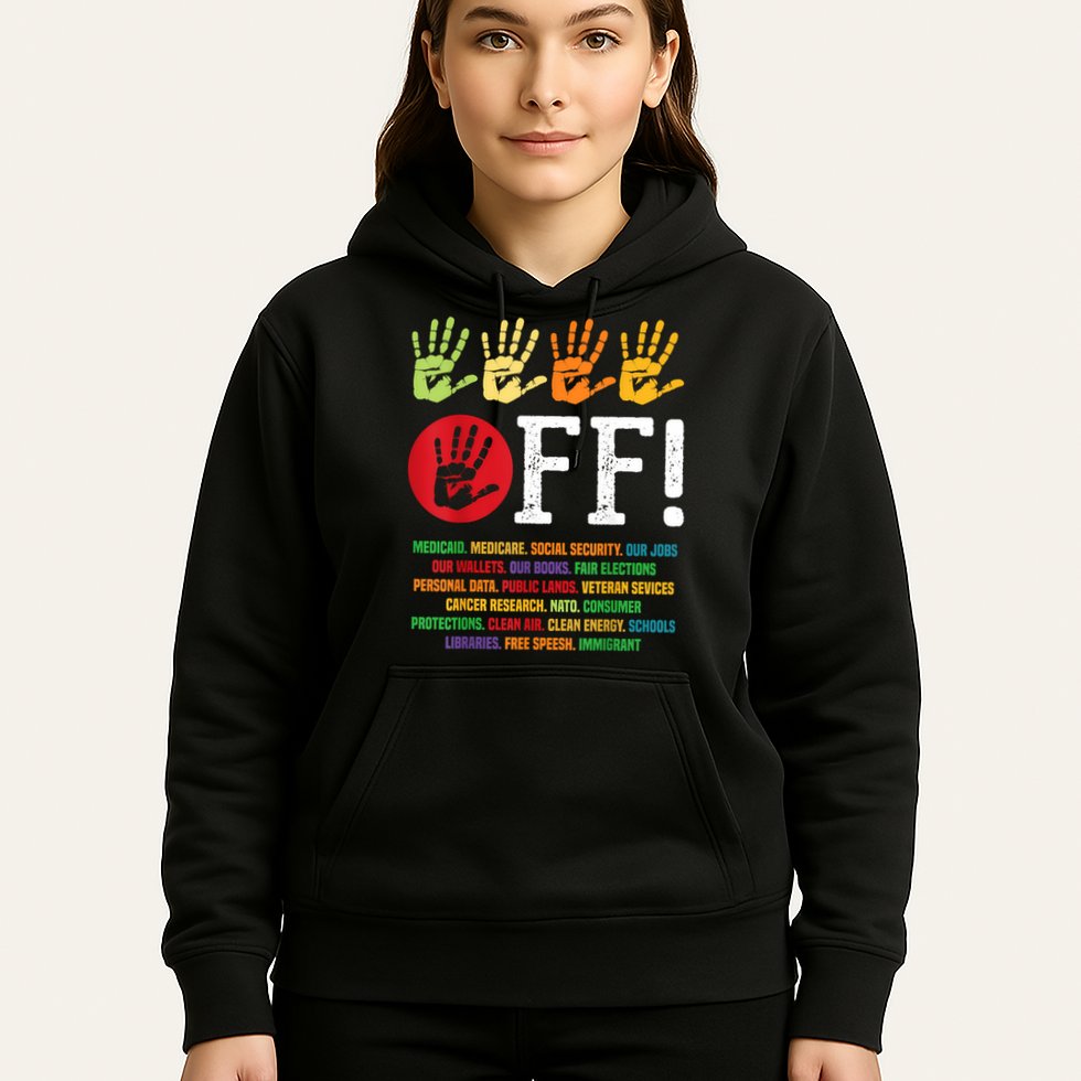 Hands Off Protest Social Security And Medicare Protest Hoodie