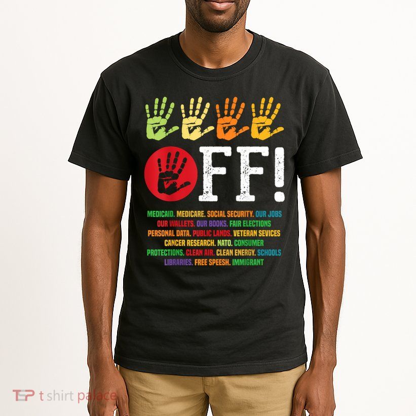 Hands Off Protest Social Security And Medicare Protest Tall T-Shirt