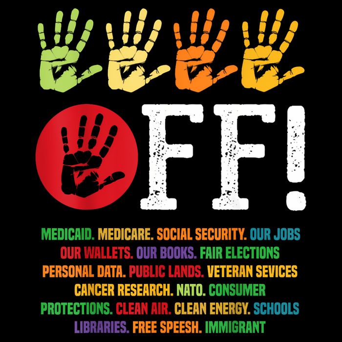 Hands Off Protest Social Security And Medicare Protest Poster