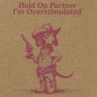 Hold On Partner IM Overstimulated Cowboy Dachshund Dogs Cotton Canvas Backpack