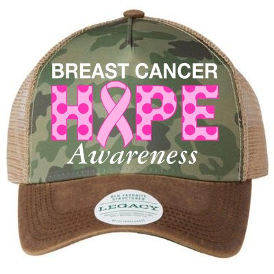 Hope Breast Cancer Awaraness Legacy Tie Dye Trucker Hat