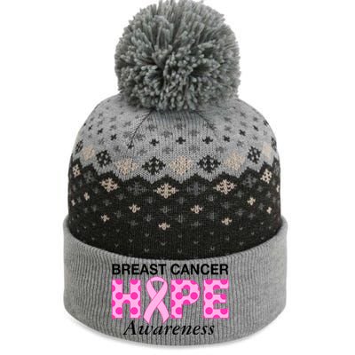 Hope Breast Cancer Awaraness The Baniff Cuffed Pom Beanie