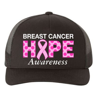 Hope Breast Cancer Awaraness Yupoong Adult 5-Panel Trucker Hat