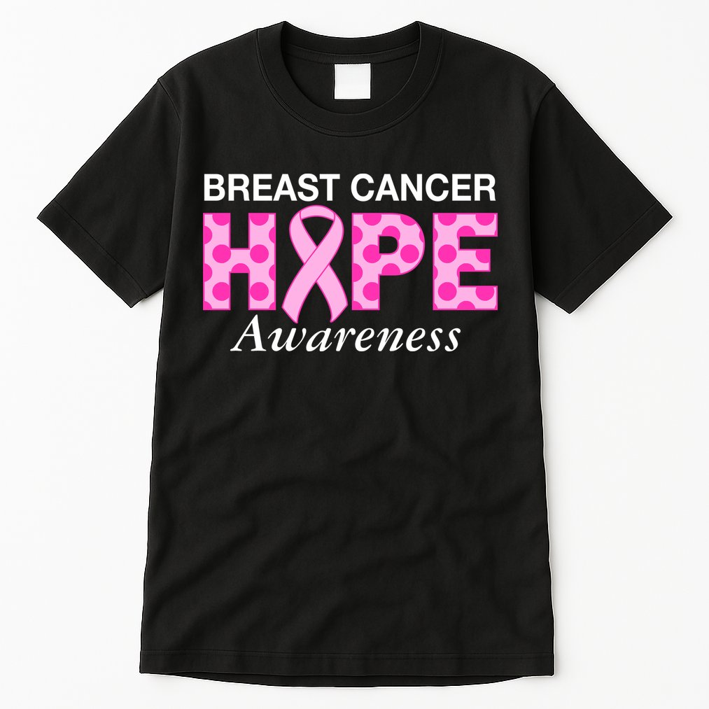 Hope Breast Cancer Awaraness Tall T-Shirt