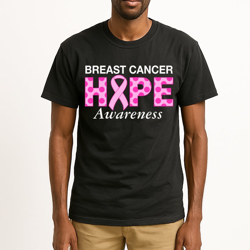 Hope Breast Cancer Awaraness Tall T-Shirt