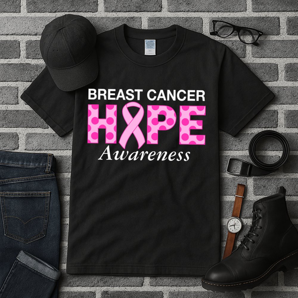Hope Breast Cancer Awaraness Tall T-Shirt