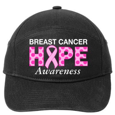 Hope Breast Cancer Awaraness 7-Panel Snapback Hat