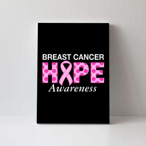 Hope Breast Cancer Awaraness Canvas