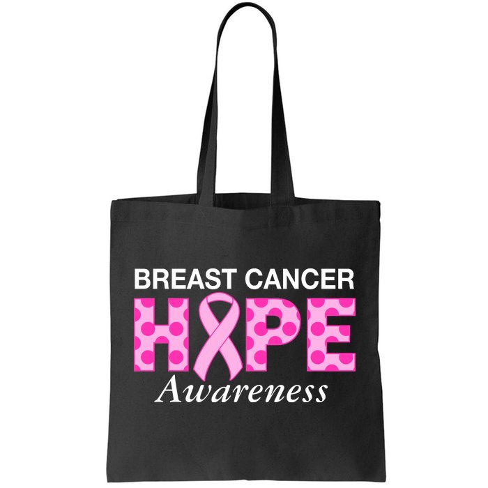 Hope Breast Cancer Awaraness Tote Bag