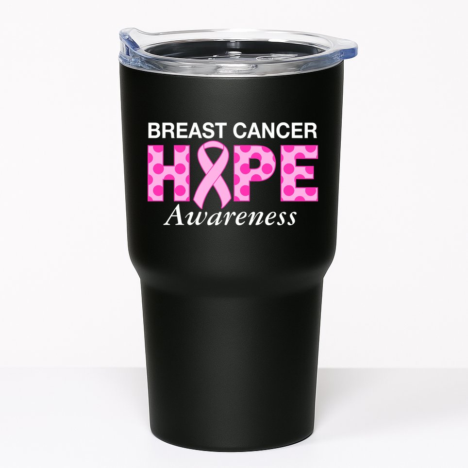 Hope Breast Cancer Awaraness Tumbler
