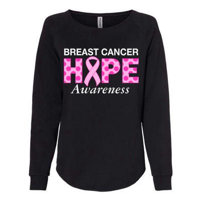 Hope Breast Cancer Awaraness Womens California Wash Sweatshirt