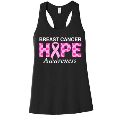 Hope Breast Cancer Awaraness Women's Racerback Tank