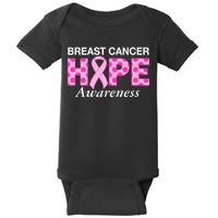 Hope Breast Cancer Awaraness Baby Bodysuit