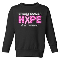 Hope Breast Cancer Awaraness Toddler Sweatshirt