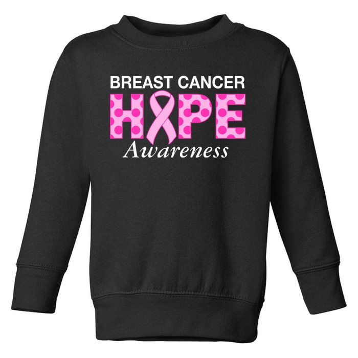 Hope Breast Cancer Awaraness Toddler Sweatshirt