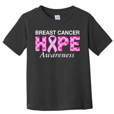 Hope Breast Cancer Awaraness Toddler T-Shirt