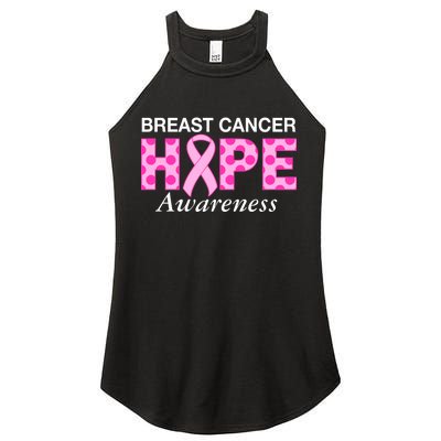 Hope Breast Cancer Awaraness Women's Perfect Tri Rocker Tank