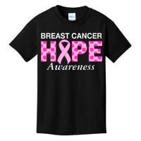 Hope Breast Cancer Awaraness Kids T-Shirt