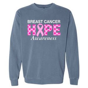 Hope Breast Cancer Awaraness Garment-Dyed Sweatshirt