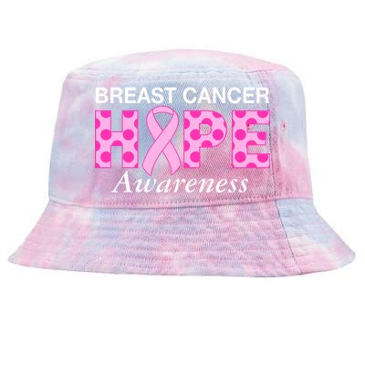 Hope Breast Cancer Awaraness Tie-Dyed Bucket Hat