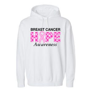 Hope Breast Cancer Awaraness Garment-Dyed Fleece Hoodie