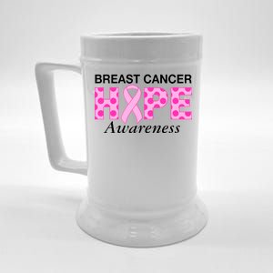 Hope Breast Cancer Awaraness Beer Stein