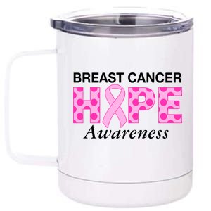 Hope Breast Cancer Awaraness 12 oz Stainless Steel Tumbler Cup