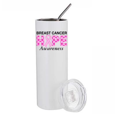 Hope Breast Cancer Awaraness Stainless Steel Tumbler