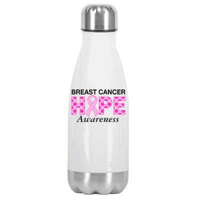 Hope Breast Cancer Awaraness Stainless Steel Insulated Water Bottle