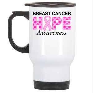 Hope Breast Cancer Awaraness Stainless Steel Travel Mug