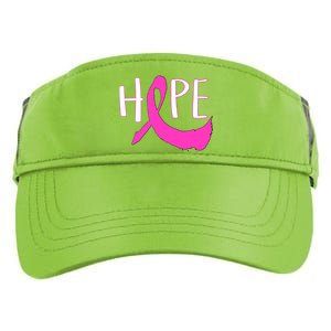 Hope Breast Cancer Awareness Logo  Adult Drive Performance Visor