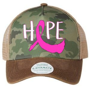 Hope Breast Cancer Awareness Logo  Legacy Tie Dye Trucker Hat