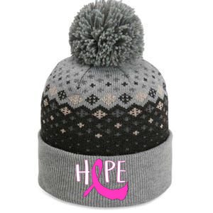 Hope Breast Cancer Awareness Logo  The Baniff Cuffed Pom Beanie