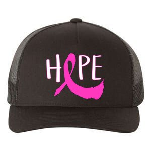 Hope Breast Cancer Awareness Logo  Yupoong Adult 5-Panel Trucker Hat