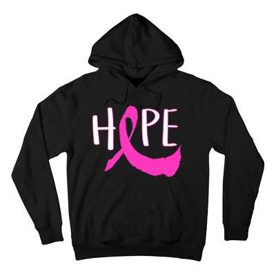 Hope Breast Cancer Awareness Logo  Hoodie