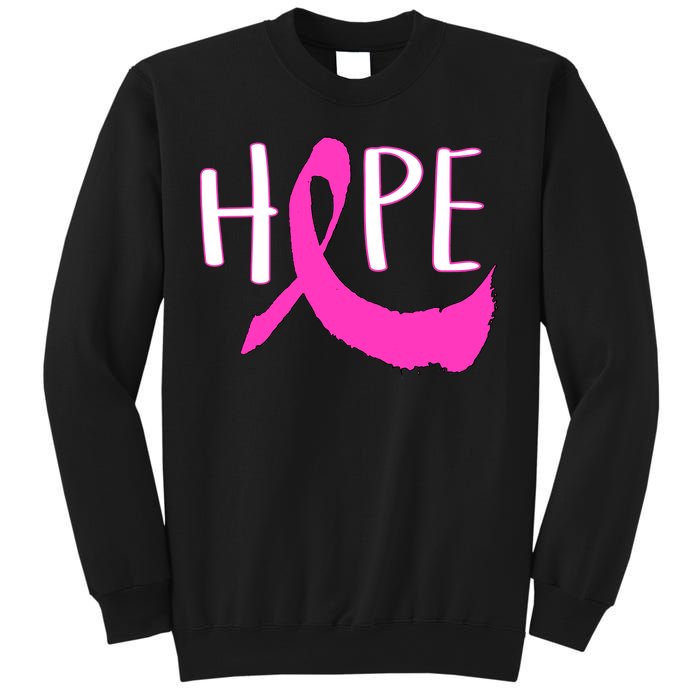 Hope Breast Cancer Awareness Logo  Sweatshirt