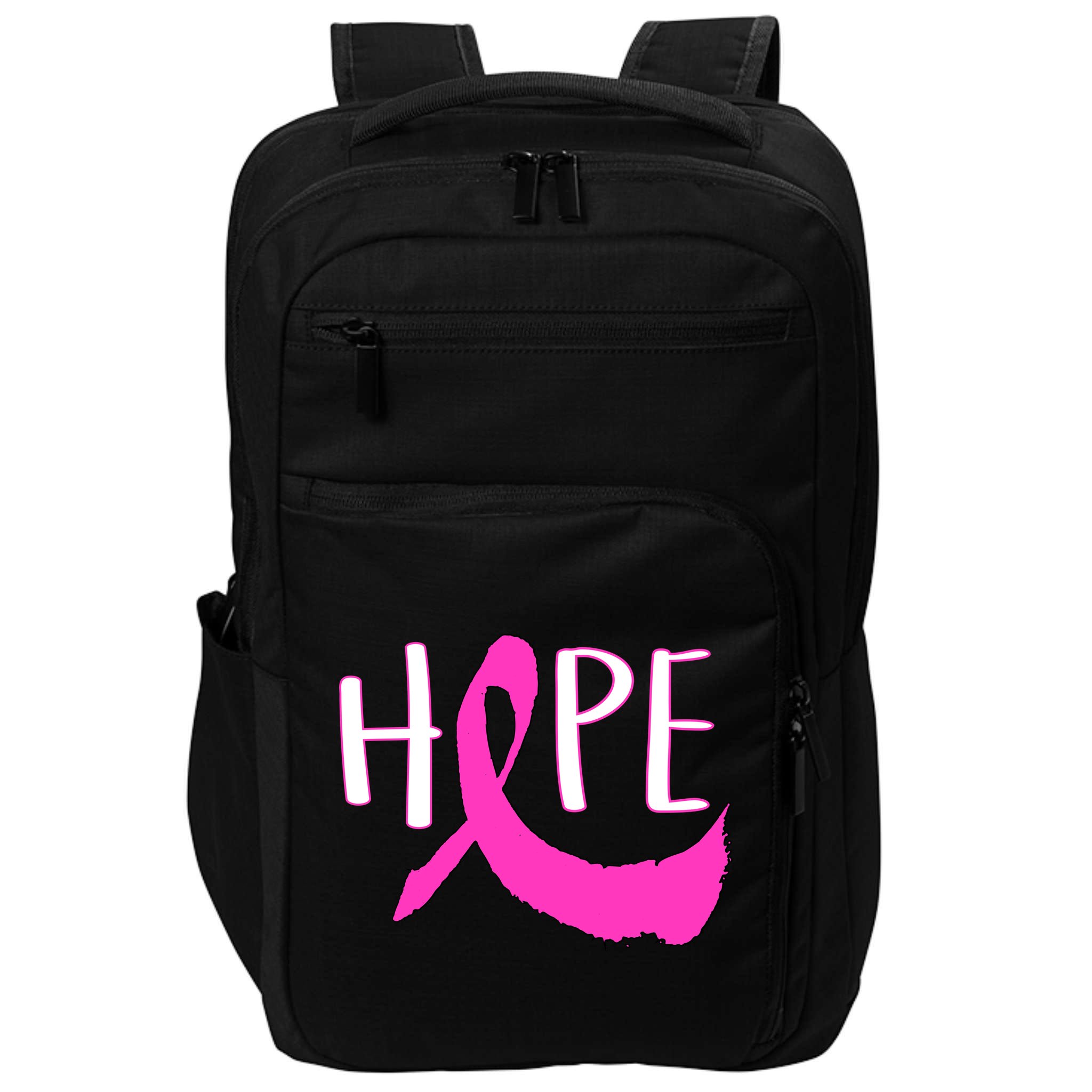 Hope Breast Cancer Awareness Logo  Impact Tech Backpack