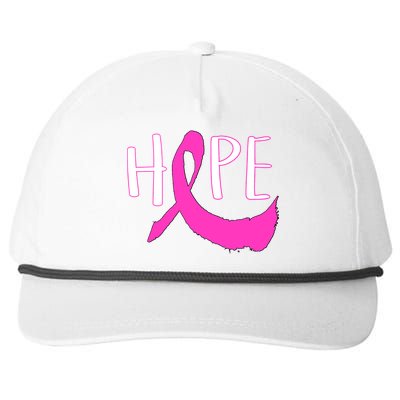 Hope Breast Cancer Awareness Logo  Snapback Five-Panel Rope Hat