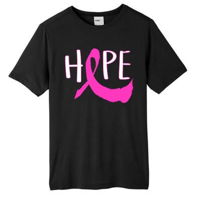 Hope Breast Cancer Awareness Logo  Tall Fusion ChromaSoft Performance T-Shirt