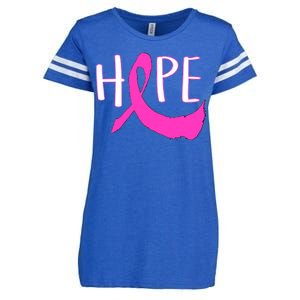 Hope Breast Cancer Awareness Logo  Enza Ladies Jersey Football T-Shirt