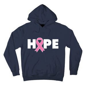 Hope Breast Cancer Awareness Ribbon Tall Hoodie