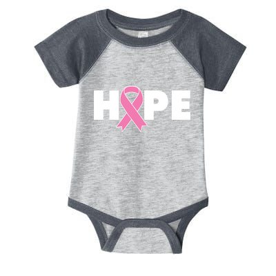 Hope Breast Cancer Awareness Ribbon Infant Baby Jersey Bodysuit