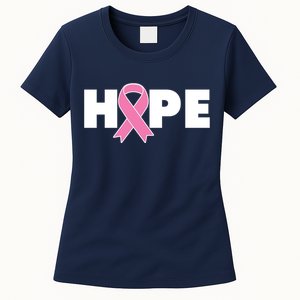 Hope Breast Cancer Awareness Ribbon Women's T-Shirt