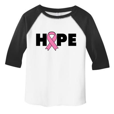 Hope Breast Cancer Awareness Ribbon Toddler Fine Jersey T-Shirt