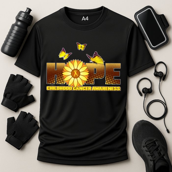 Hope Childhood Cancer Awareness Performance Shirt