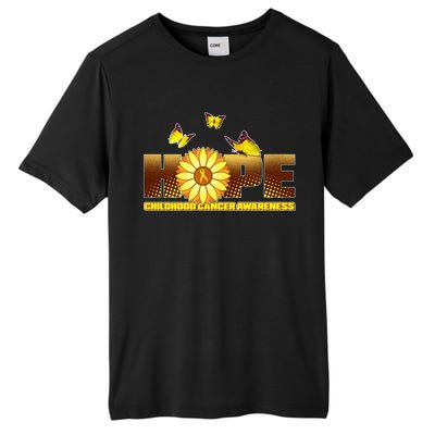 Hope Childhood Cancer Awareness Tall Fusion ChromaSoft Performance T-Shirt